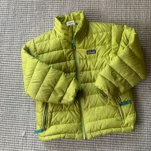 Patagonia Lime Green Down Jacket